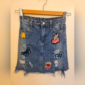 Hayden girl's jean skirt